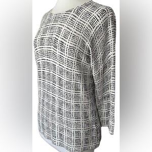 NEXT brand- Black and White dotted pattern, 3/4 Sleeve